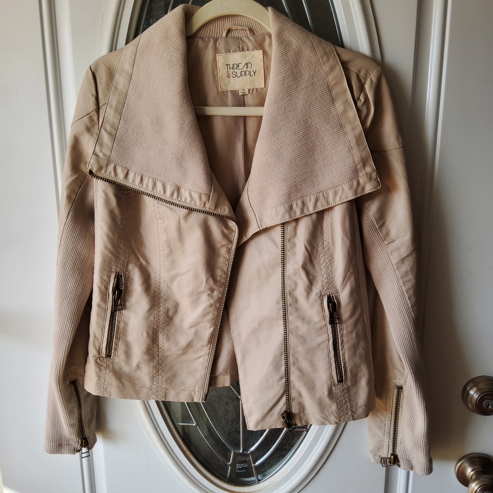 Thread & Supply Vegan Leather jacket